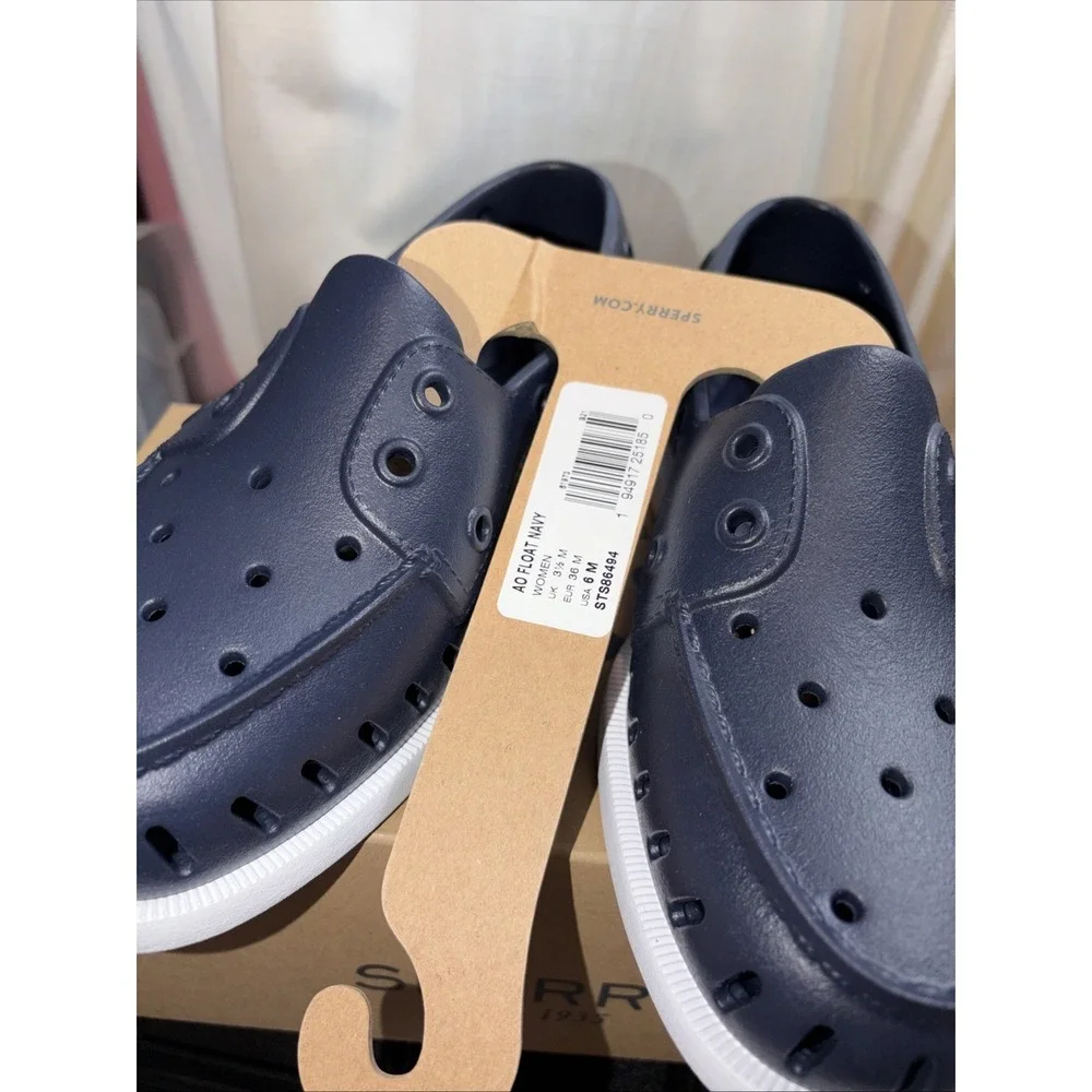 Sperry AO Float Navy Women's 6M Brand‎ New In Box- Waterproof Boat Shoes Comfy